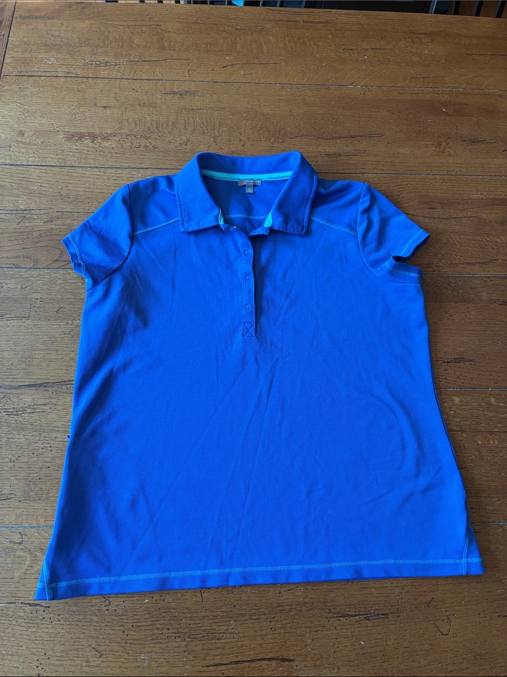 Talbots Blue Polo Shirt - Short Sleeve size X